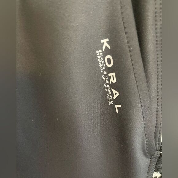 Koral Brink scuba track pants Sweat Pants with edgy zebra print  size S - Picture 7 of 7